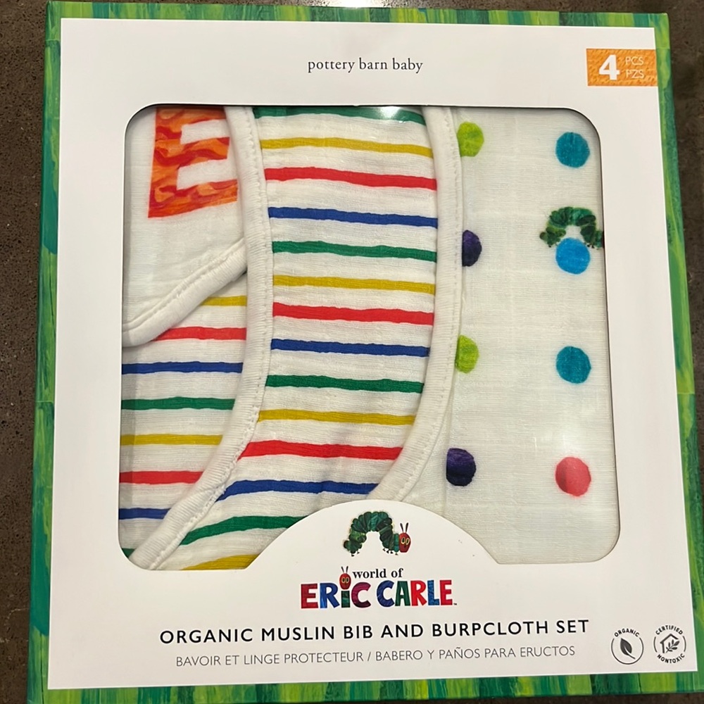 NEW! PBK Hungry Caterpillar Muslim Bibs